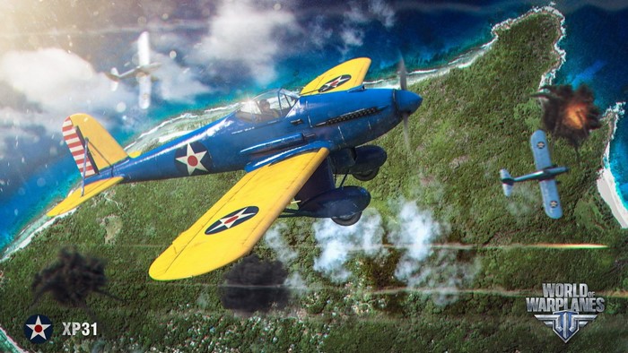 World of Warplanes XP31 aircraft in combat
