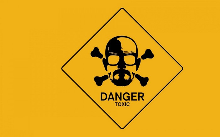 Heisenberg Danger Toxic Logo from Breaking Bad