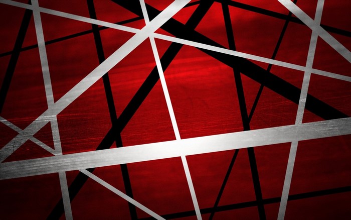 Red and black abstract lines design