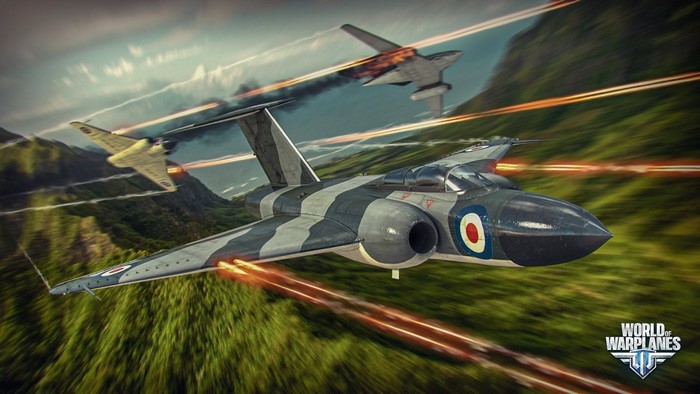 World of Warplanes combat with British jets