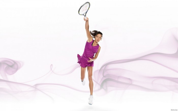 Ana Ivanovic playing tennis