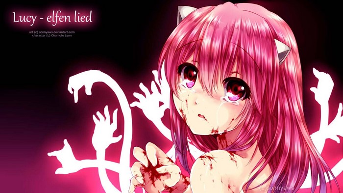 Lucy - Elfen Lied Illustration