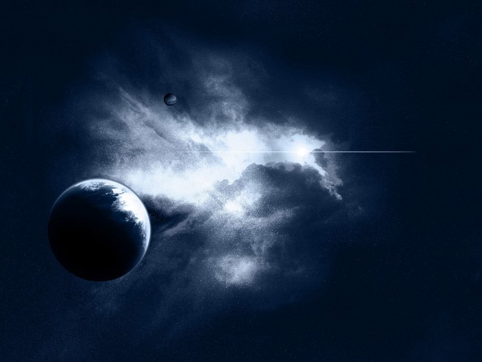 Planets and nebulae in deep space