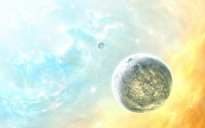 Planets and nebulae in outer space