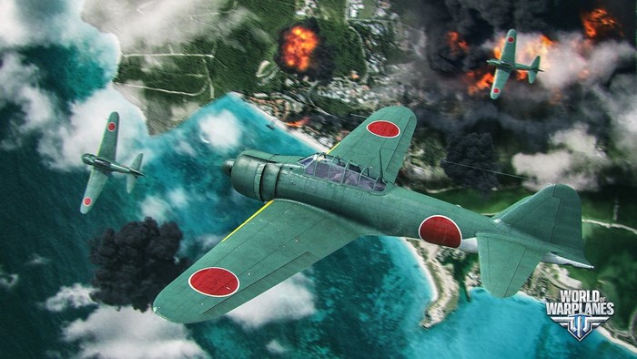 World of Warplanes Japanese Fighter Planes Attack