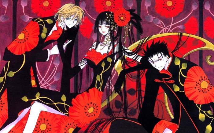 Ichihara Yuuko and companions from xxxHolic and Tsubasa Reservoir Chronicle