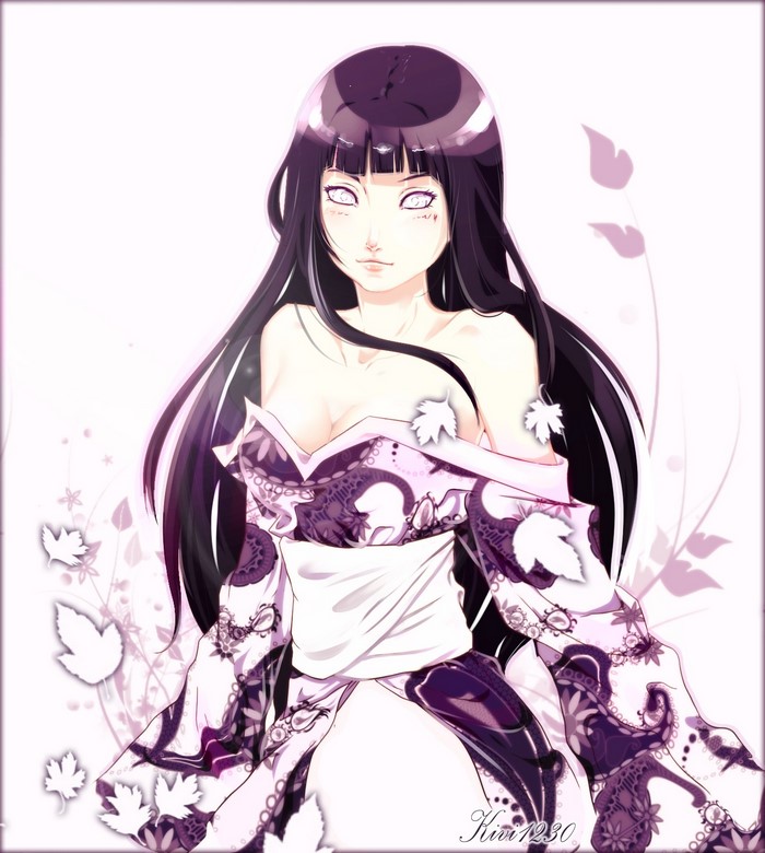 Hyuuga Hinata from Naruto Shippuuden in a Kimono