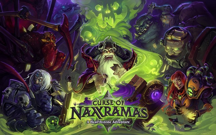 Curse of Naxxramas Hearthstone Adventure illustration