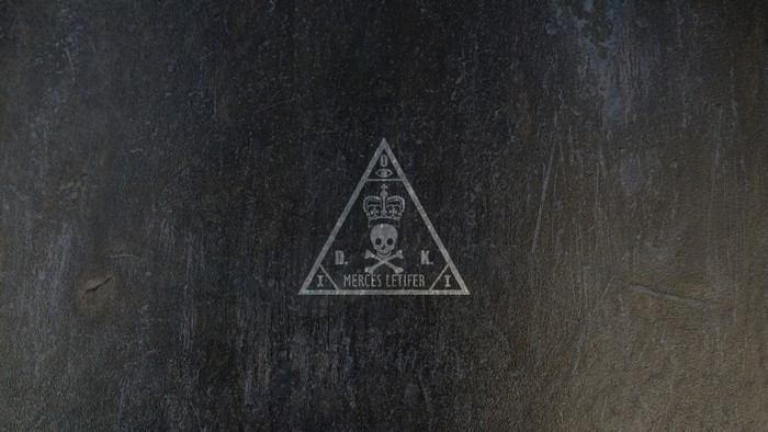 Symbol from Hitman with skull and crown