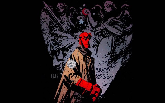 Hellboy from Hellboy Comic Art