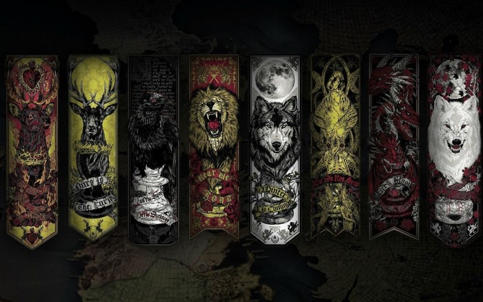 Game of Thrones House Sigils Banners