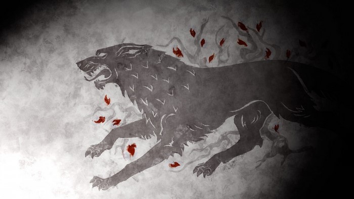 House Stark Direwolf from Game of Thrones
