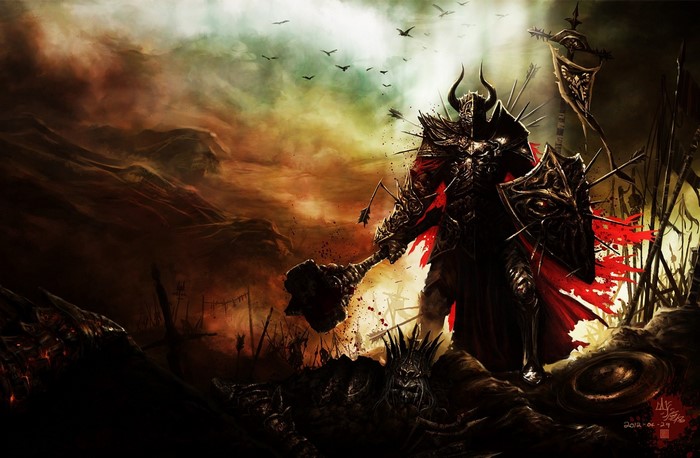 Diablo III Screenshot of a Dark Knight