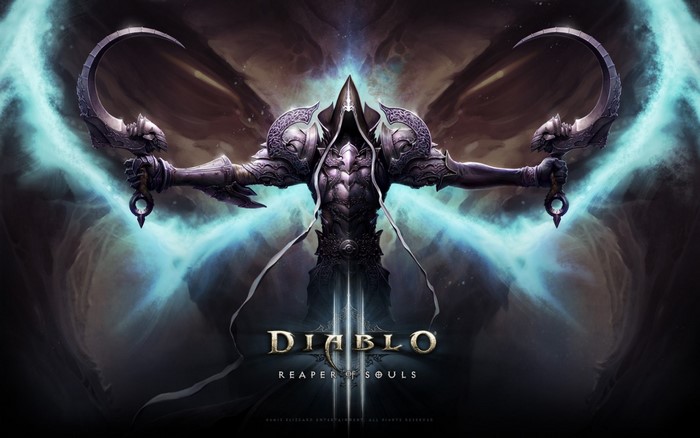 Diablo III Reaper of Souls Dark Fantasy Warrior