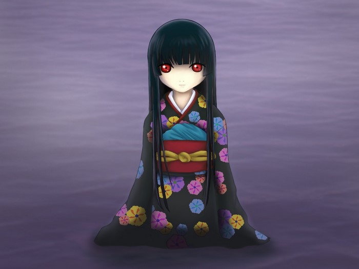Enma Ai from Jigoku Shoujo as a doll