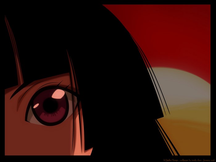 Enma Ai from Jigoku Shoujo close-up