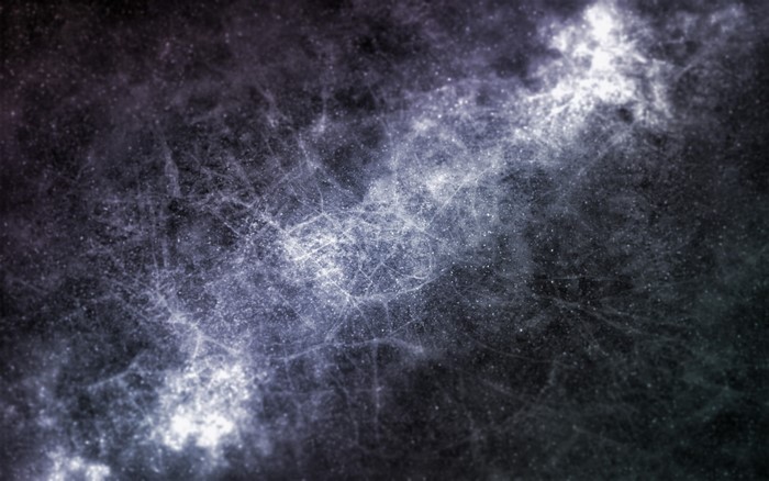 Abstract space nebula with stars and cosmic dust