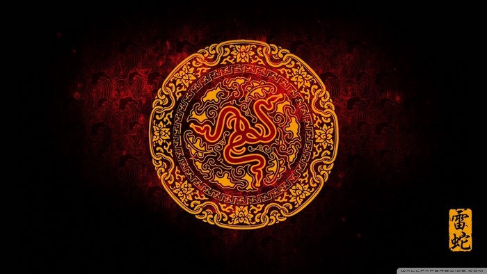 Razer Chinese Dragon Logo Illustration