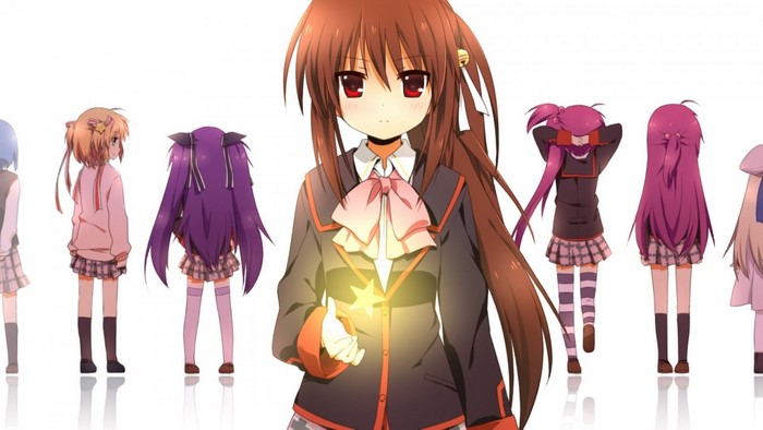 Anime girls from Little Busters! series