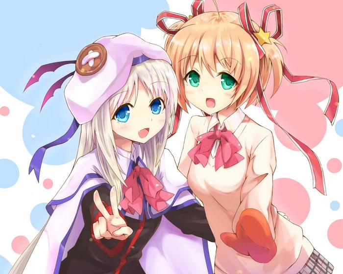 Noumi Kudryavka and Kamikita Komari from Little Busters!