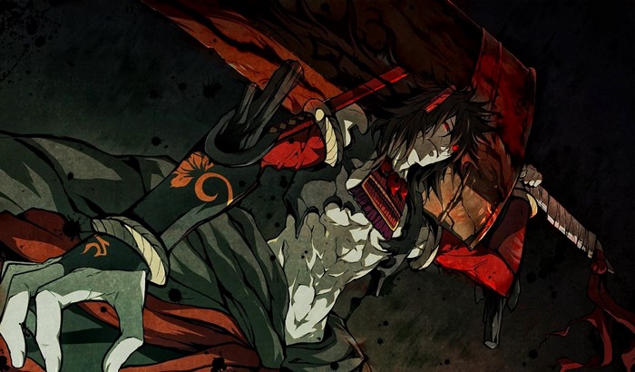 Kajiri Kamui Kagura character with sword