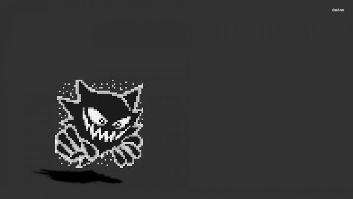 Haunter from Pokemon pixel art