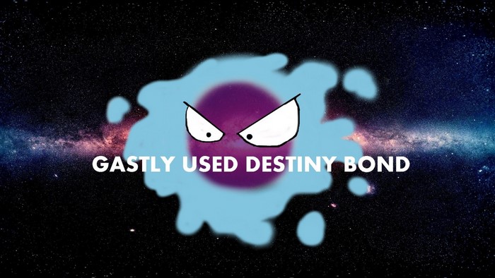 Gastly from Pokemon Used Destiny Bond
