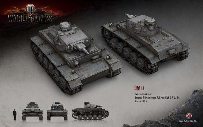 World of Tanks DW II Heavy Tank