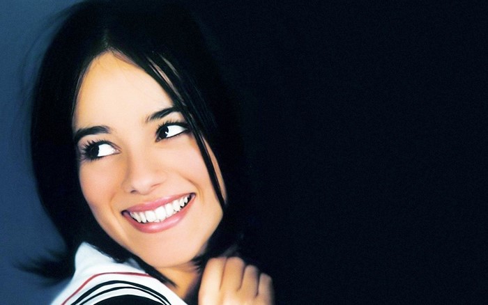 Alizee Jacotey smiling and looking to the side