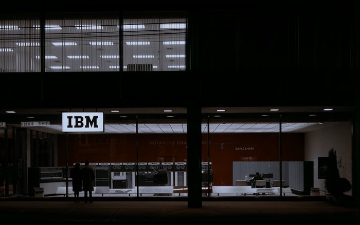 IBM Datacentre at Night