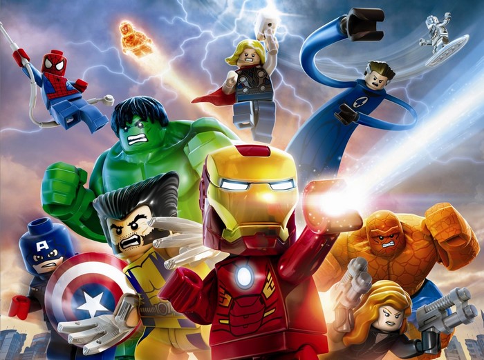 LEGO Marvel Super Heroes characters illustration