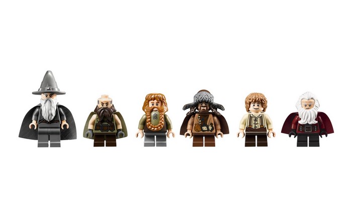 LEGO The Hobbit Gandalf and Dwarves Figurines