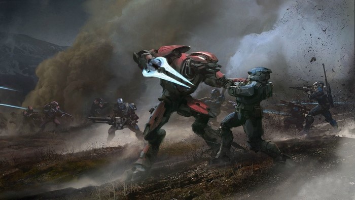 Halo Reach: Spartans and Elites in Combat
