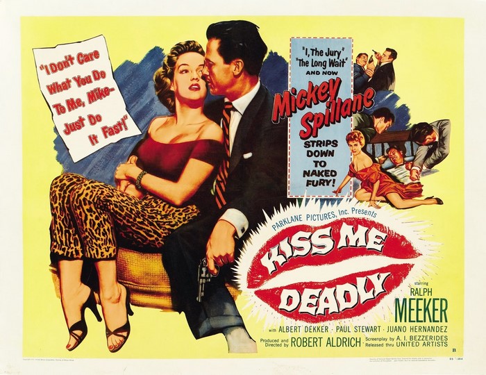 Kiss Me Deadly Film Poster starring Ralph Meeker