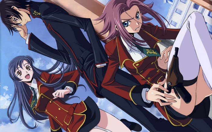 Code Geass Characters in Dynamic Poses