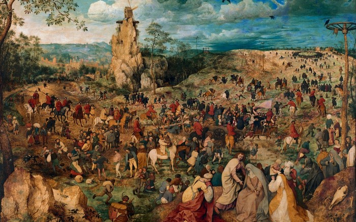 The Procession to Calvary by Pieter Bruegel the Elder