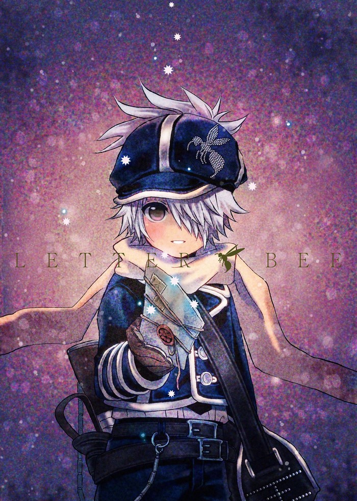 Lag Seeing from Tegami Bachi holding letters