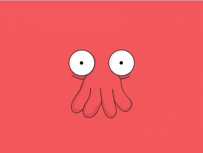 Dr. Zoidberg from Futurama illustration
