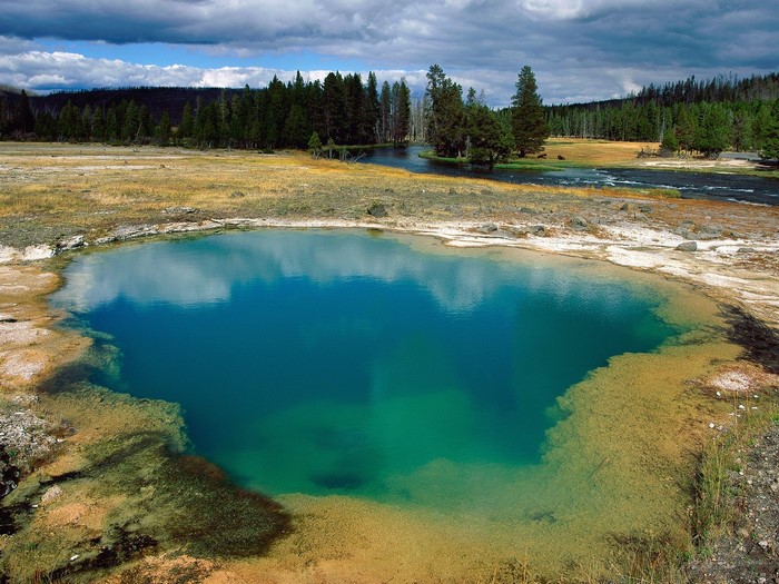 Morning Glory Pool in Yellowstone National Park