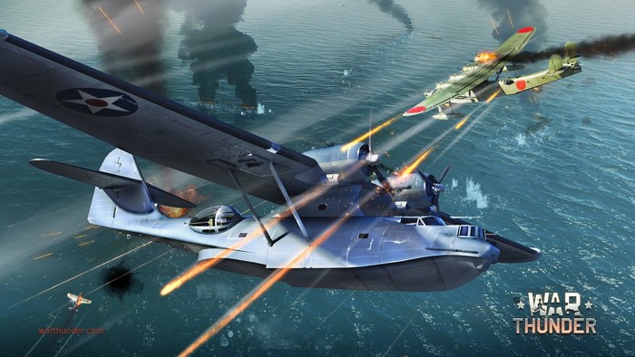 PBY Catalina and Kawanishi H6K in War Thunder