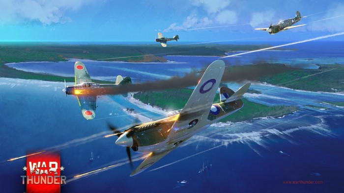 War Thunder: Air Battle Over Tropical Islands
