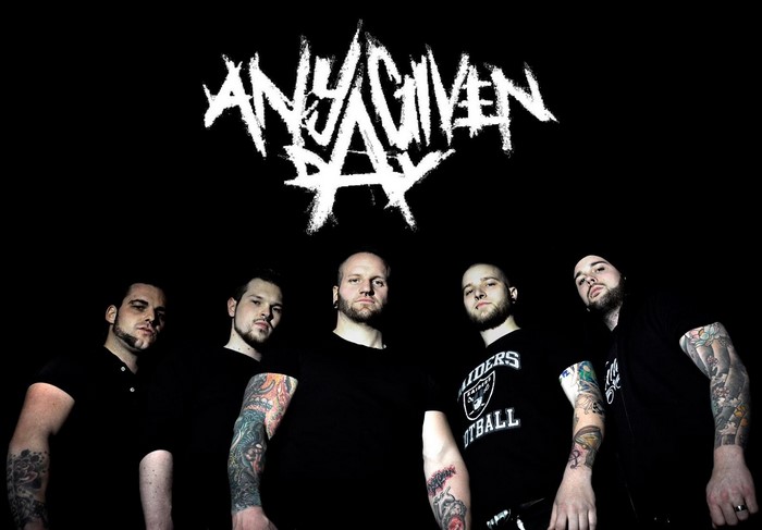 Any Given Day band members posing