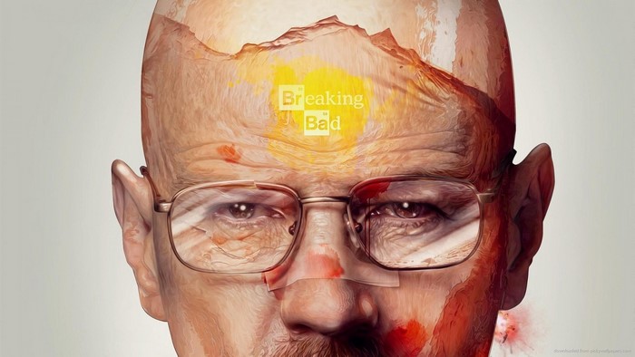 Walter White from Breaking Bad portrait