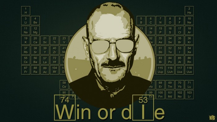 Heisenberg from Breaking Bad with Periodic Table