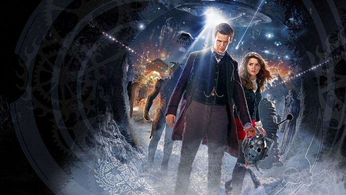 The Doctor and Clara Oswald from Doctor Who