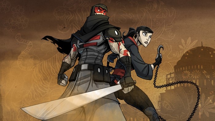 Two ninjas from Mark of the Ninja