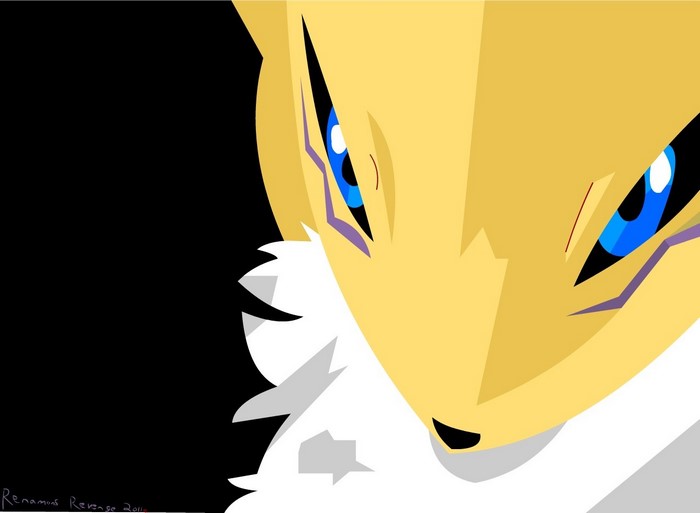 Renamon from Digimon illustration