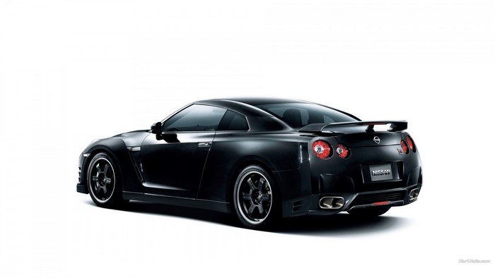 Black Nissan GT-R Sports Car