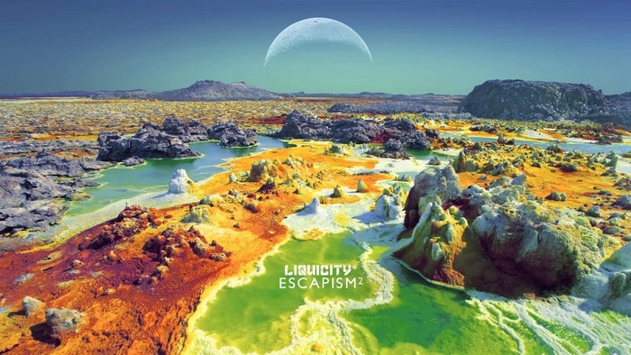 Liquicity Escapism 2 album cover landscape