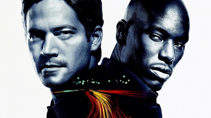 Paul Walker and Tyrese Gibson from Fast and Furious